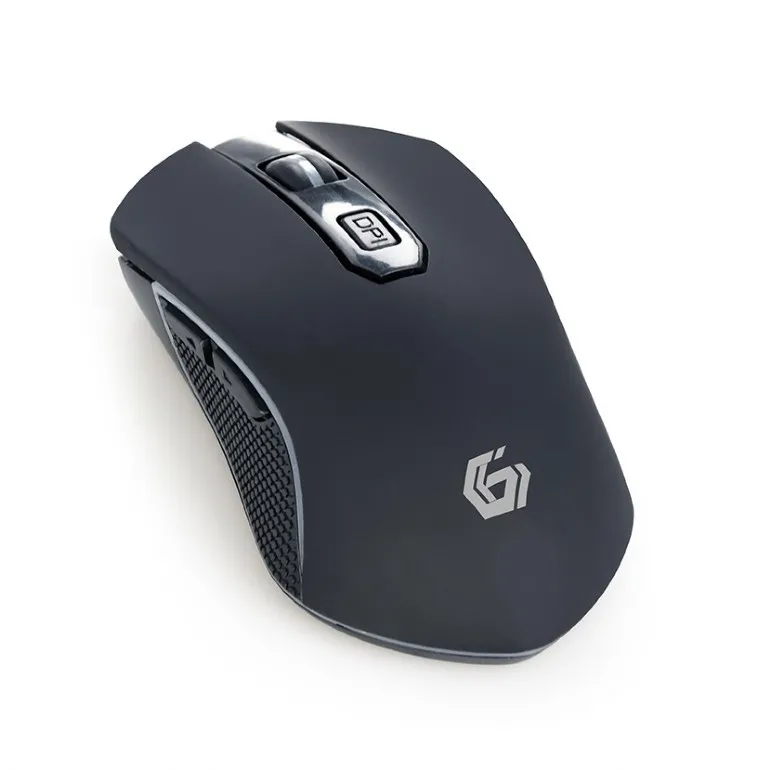 Wireless Gaming Mouse GMB MUSGW-6BL-01, 1600-3200 dpi, 6 buttons, RGB, 400mAh, Black
