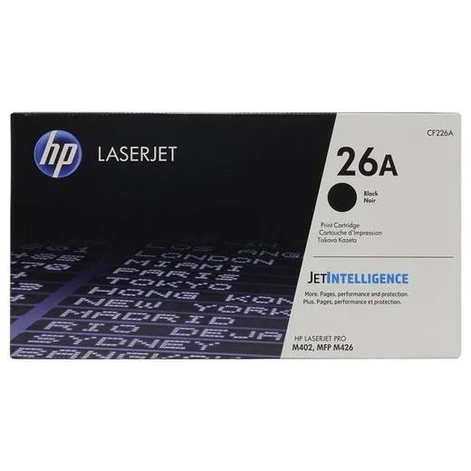 Cartuș pentru imprimantă HP CF226A (26A), Negru