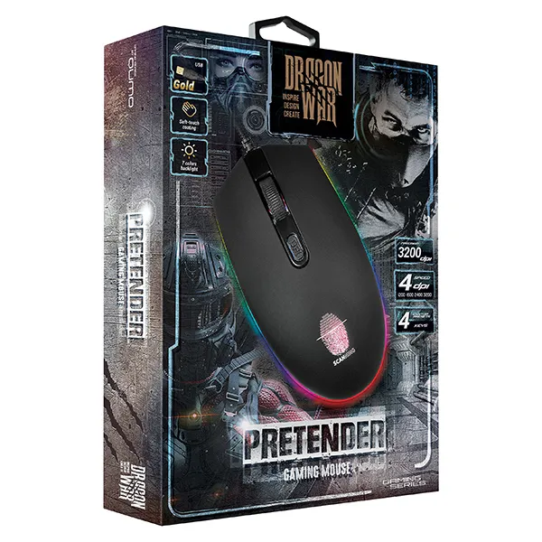 Игровая мышь QUMO Pretender, Чёрный