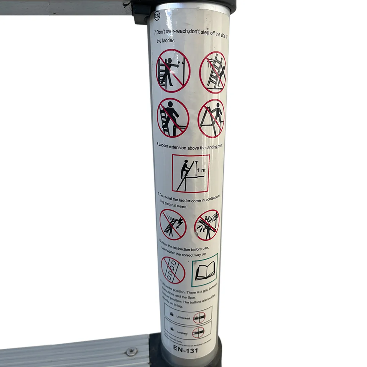 Лестница телескопическая TechnoWorker 7 ступеней