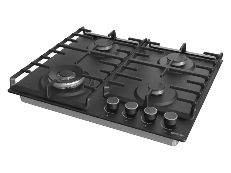 Plită pe gaz Gorenje GW 642 AB, Negru