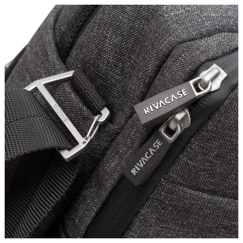 Geantă pentru Laptop RivaCase Lantau, 15.6", Poliester, Negru