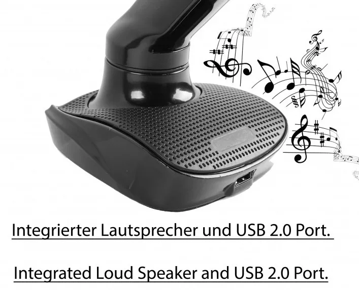 Table/desk stand for  monitor Reflecta FLEXO DeskPro 27-1010L 12