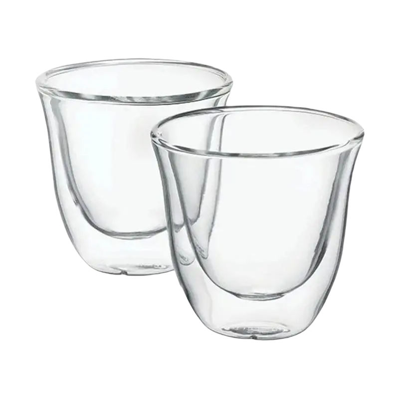 Стаканы для капучино De'Longhi 60ml 2pcs, Прозрачный