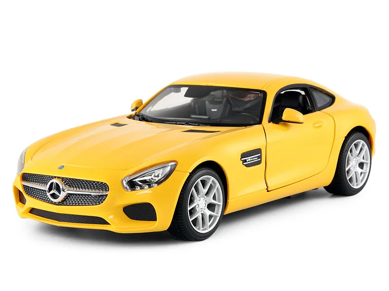 Jucărie cu telecomandă Rastar Mercedes AMG GT, 1:14, Galben (74000)
