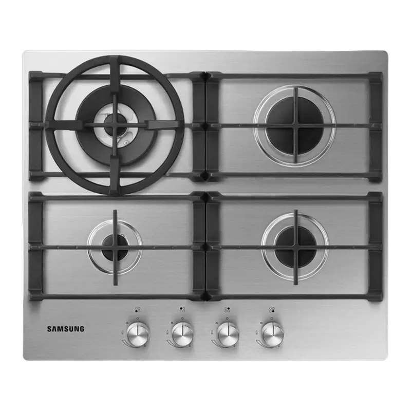Plită pe gaz Samsung NA64H3030AS/WT, Oțel inoxidabil