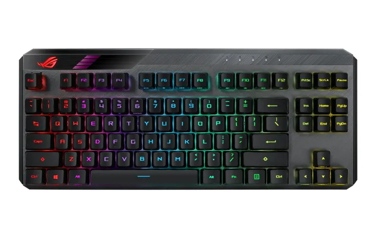 Клавиатура ASUS ROG Claymore II, Беспроводное, Чёрный