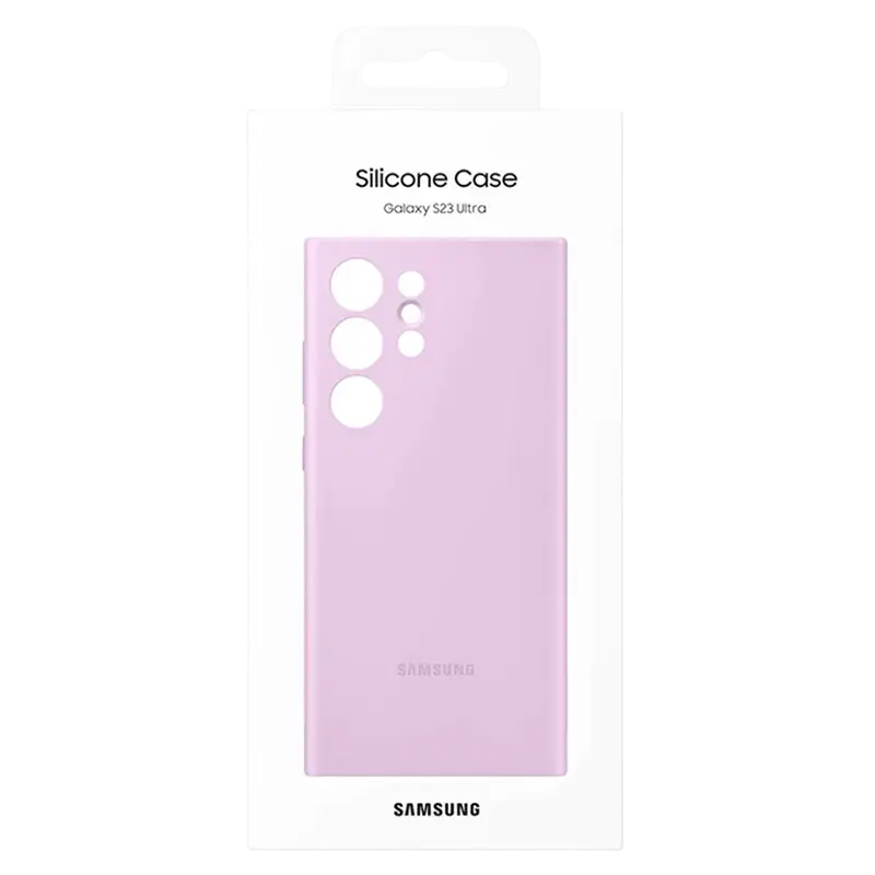 Husă Samsung Silicone Cover for Galaxy S23 Ultra, Violet