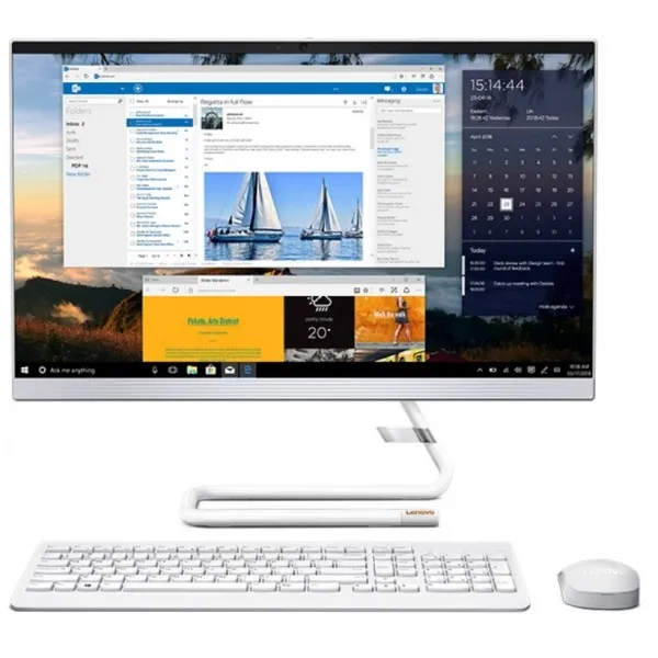 Моноблок Lenovo IdeaCentre 3 22IMB05, 21,5", Intel Core i3-10100T, 8Гб/256Гб, Без ОС, White
