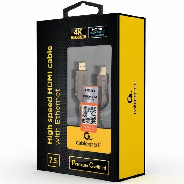 Blister retail HDMI to HDMI with Ethernet Cablexpert 