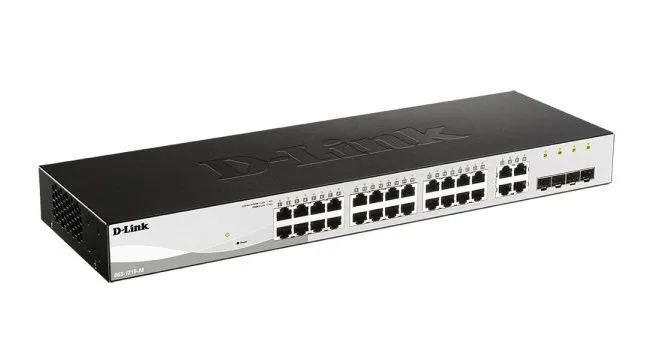 Сетевой коммутатор D-Link DGS-1210-28, 24x 10/100/1000 Мбит/с