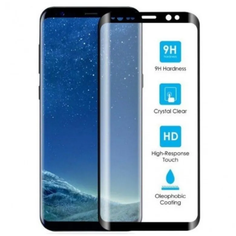 Cellular Tempered Glass for Sam. Gal. S9, curved