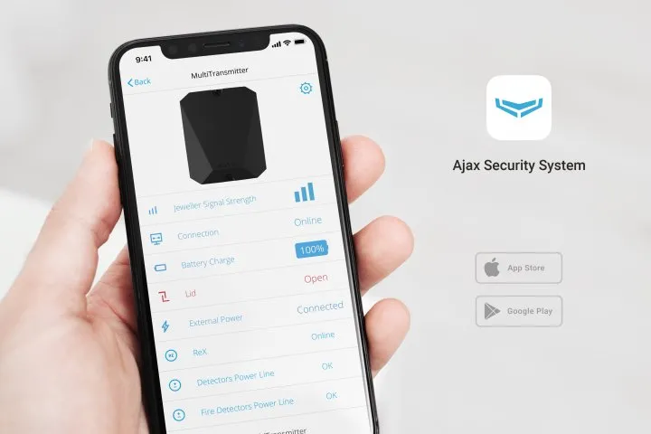 Transmiţător Ajax MultiTransmitter, Negru