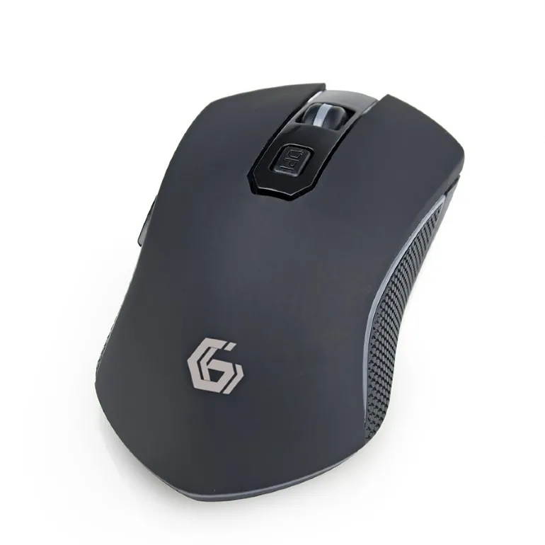 Wireless Gaming Mouse GMB MUSGW-6BL-01, 1600-3200 dpi, 6 buttons, RGB, 400mAh, Black