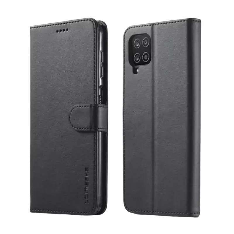 Чехол книжка Xcover Galaxy M12 - Soft Book, Чёрный