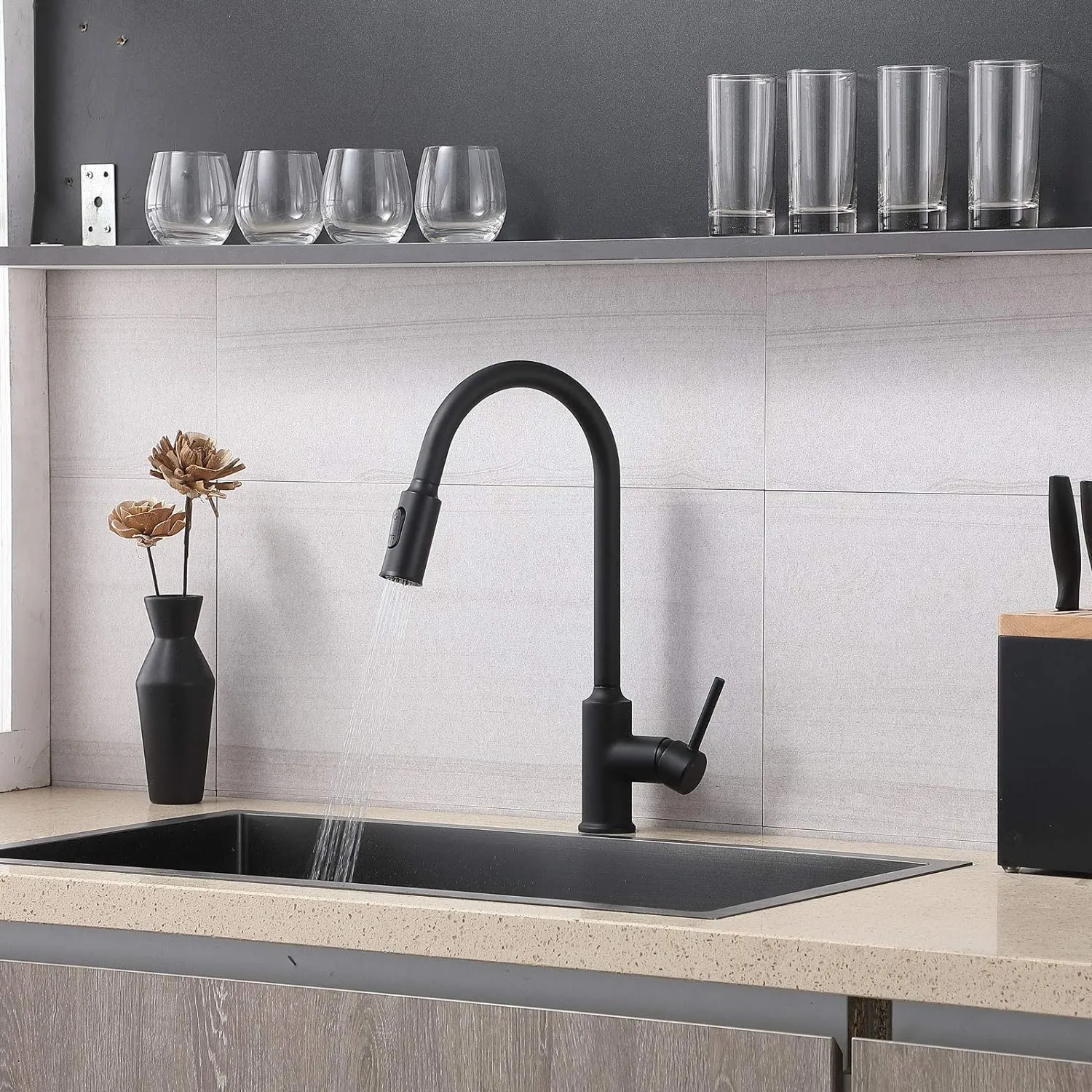 Baterie bucatarie SanDonna CAMI Crom Satin 