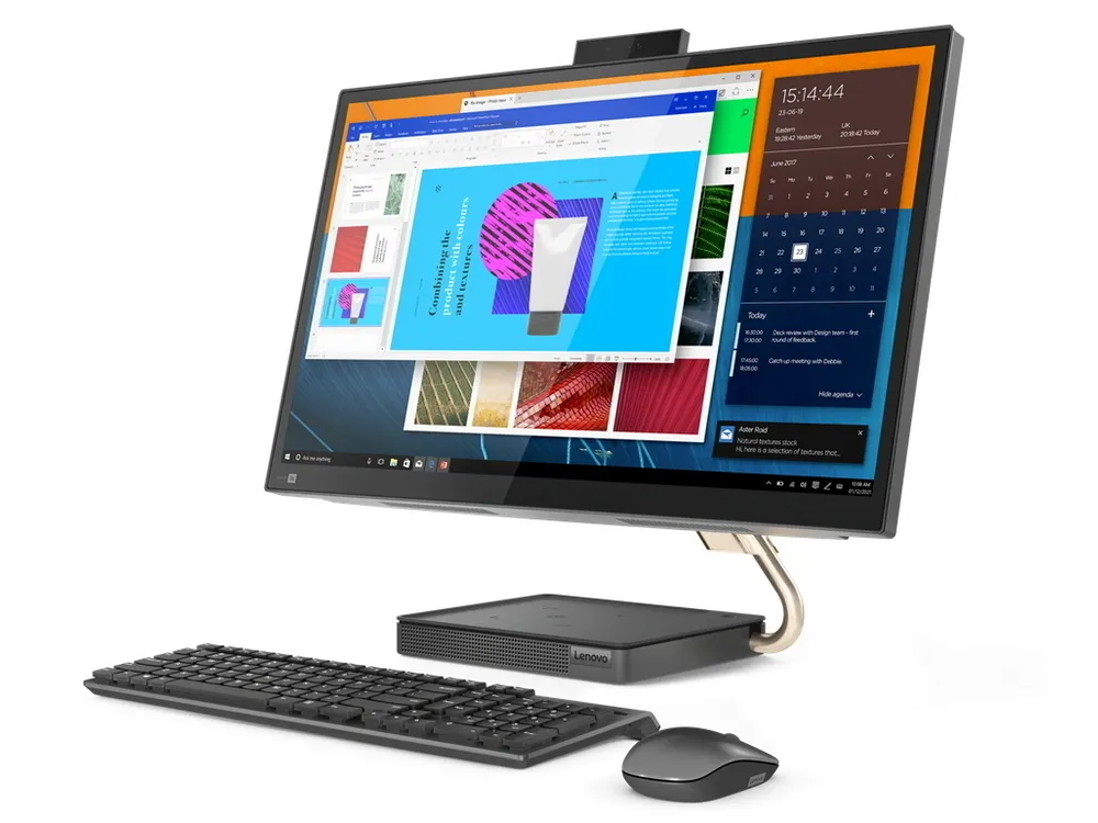 Computer All-in-One Lenovo IdeaCentre 5 27IOB6, 27", Intel Core i5-10400T, 16GB/512GB, Windows 11 Home, Gri