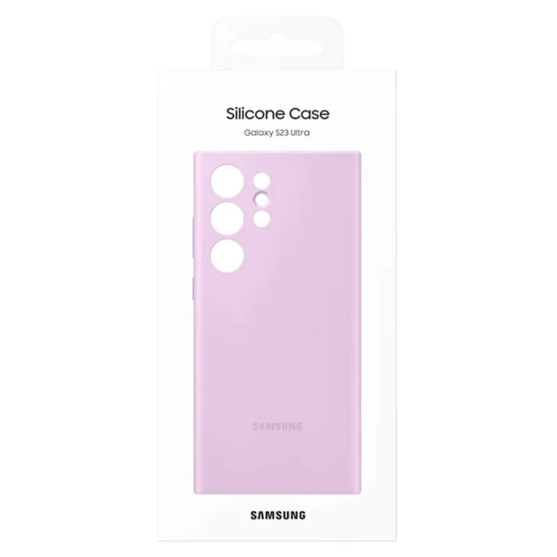 Husă Samsung Silicone Cover for Galaxy S23 Ultra, Violet