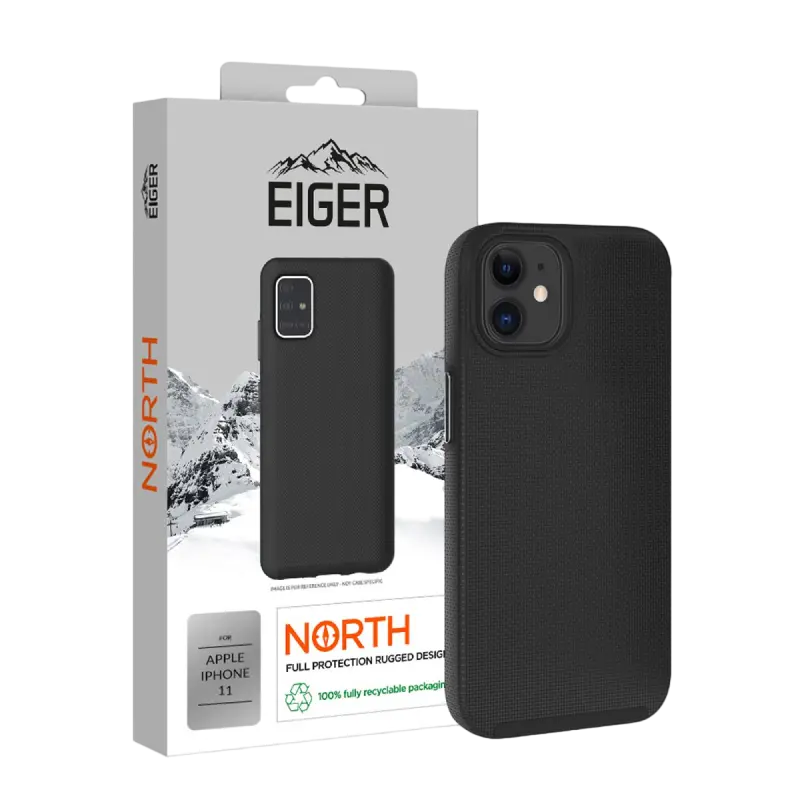 Чехол Eiger North Case -  iPhone 11, Чёрный