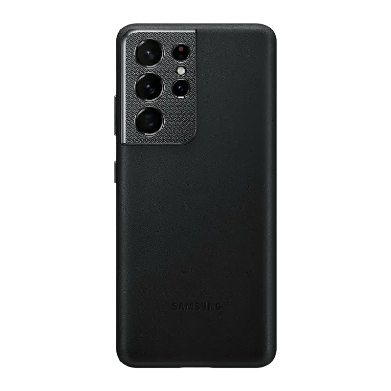 Husă Samsung Leather Cover for Galaxy S21+, Negru