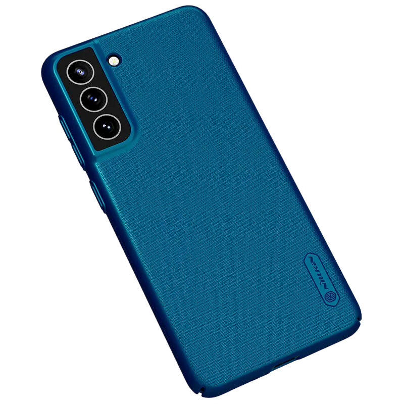 Чехол Nillkin Nillkin SAM. S21 FE, Frosted, Peacock Blue, Синий