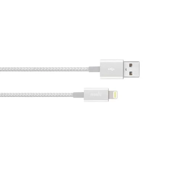 Кабель для зарядки и синхронизации Moshi iPhone Lighting USB Cable, USB Type-A/Lightning, 1,2м, Серебристый