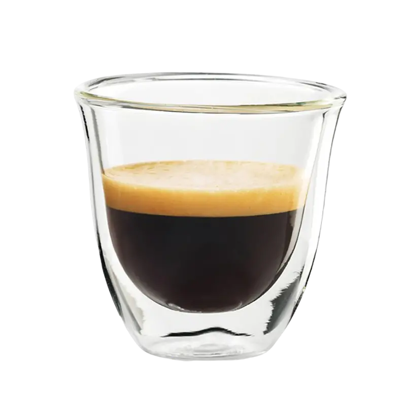 Стаканы для капучино De'Longhi 60ml 2pcs, Прозрачный