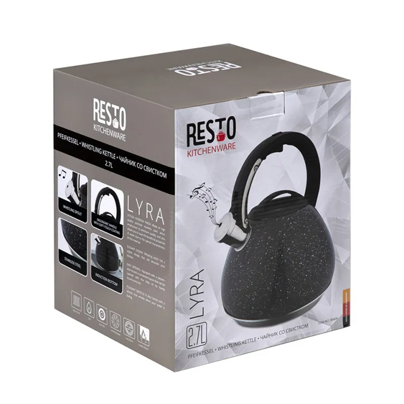 Ceainic RESTO  90604, 2,7L, Negru