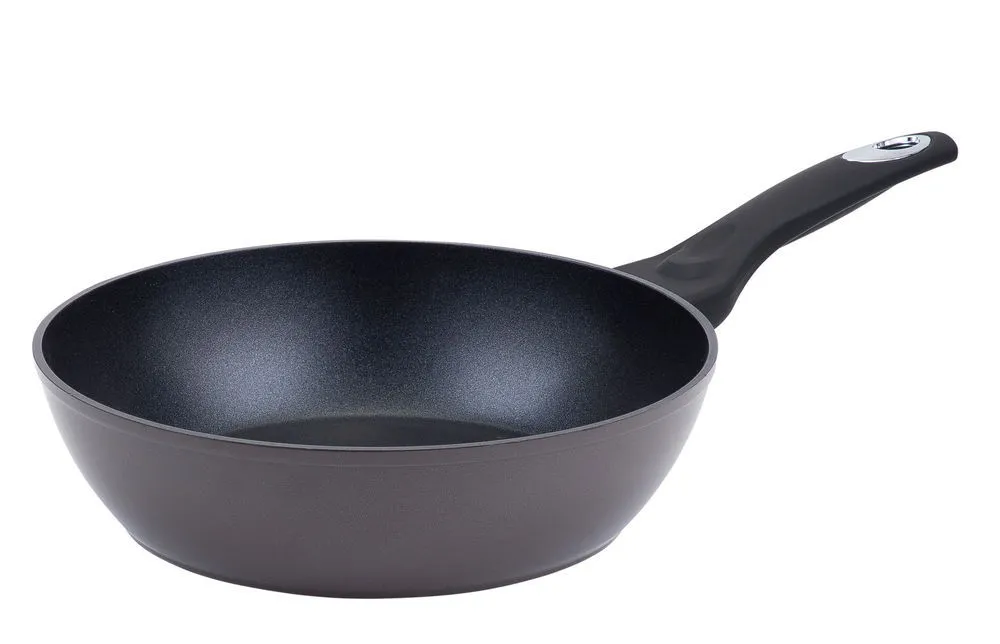 Сковорода глубокая RESTO 93031, 24см, Чёрный