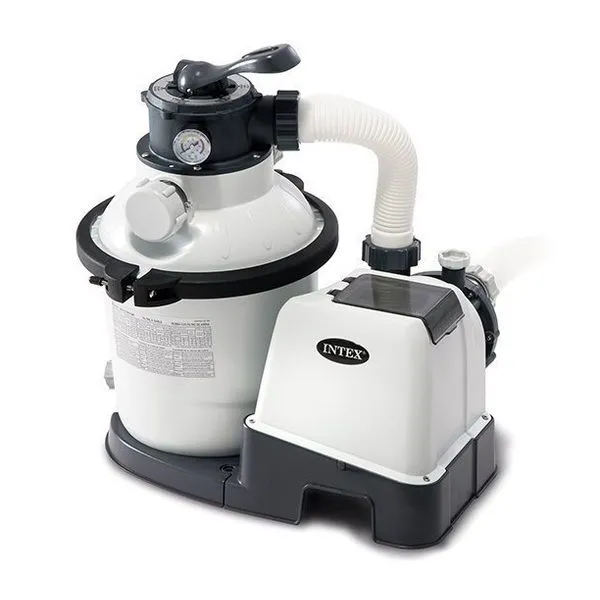 Accesorii pentru piscine Intex Krystal Clear, 4500L, Alb/Negru, 26644