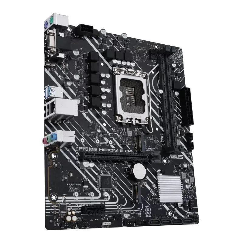 Материнская плата ASUS PRIME H610M-E D4, LGA1700, Intel H610, Micro-ATX
