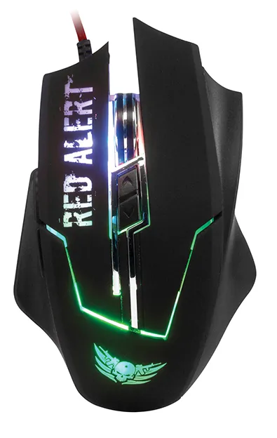 Игровая мышь QUMO Red Alert, Чёрный