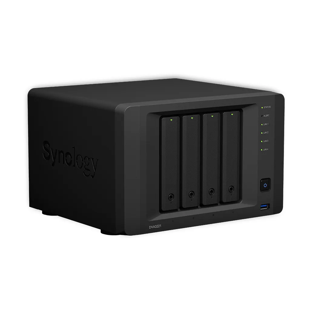 Сетевое хранилище SYNOLOGY DVA3221, Чёрный