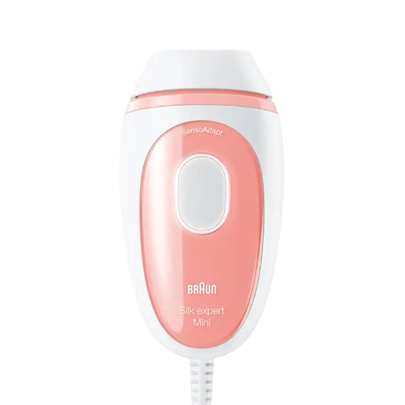 Фотоэпилятор Braun PL1000 Silk-expert Mini, Розовый | Белый