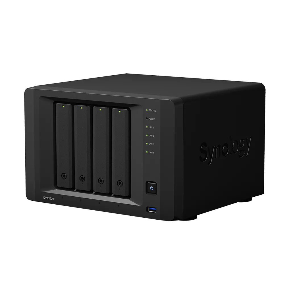 Сетевое хранилище SYNOLOGY DVA3221, Чёрный