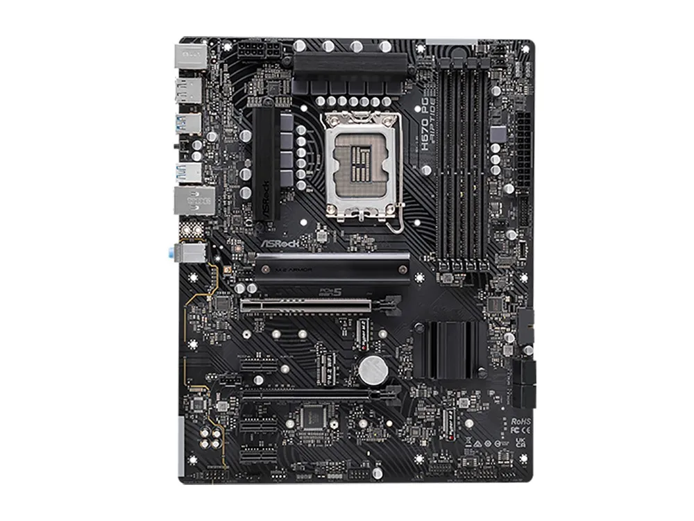 Материнская плата ASRock H670 PG RIPTIDE, LGA1700, Intel H670, ATX