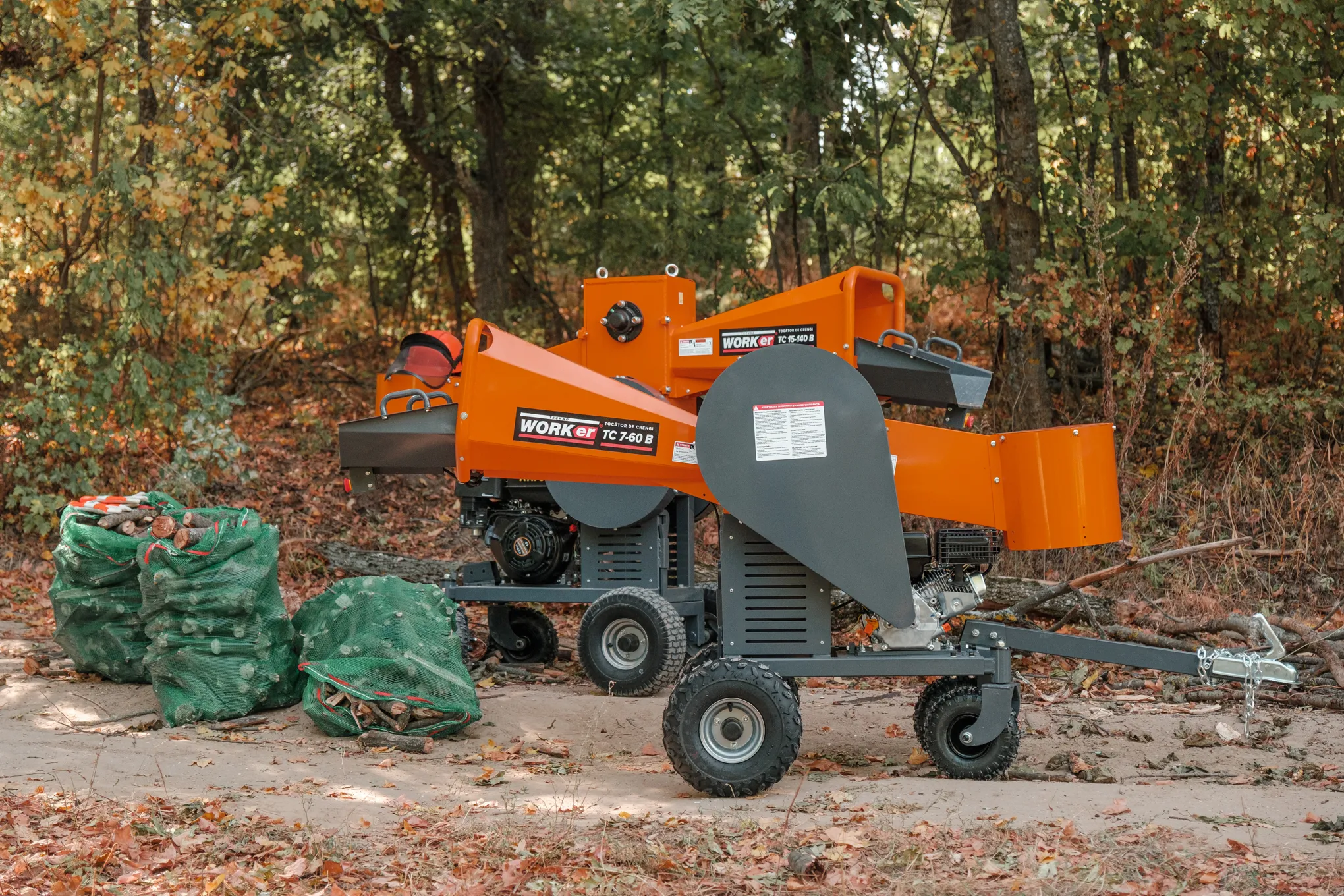 Измельчитель веток бензиновый TechnoWorker TC 15 B