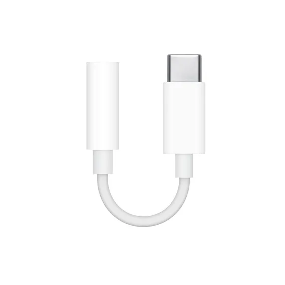 Adaptor USB Apple USB-C to 3.5mm Headphone Jack Adapter, USB Type-C/3.5 mm, 0,1m, Alb