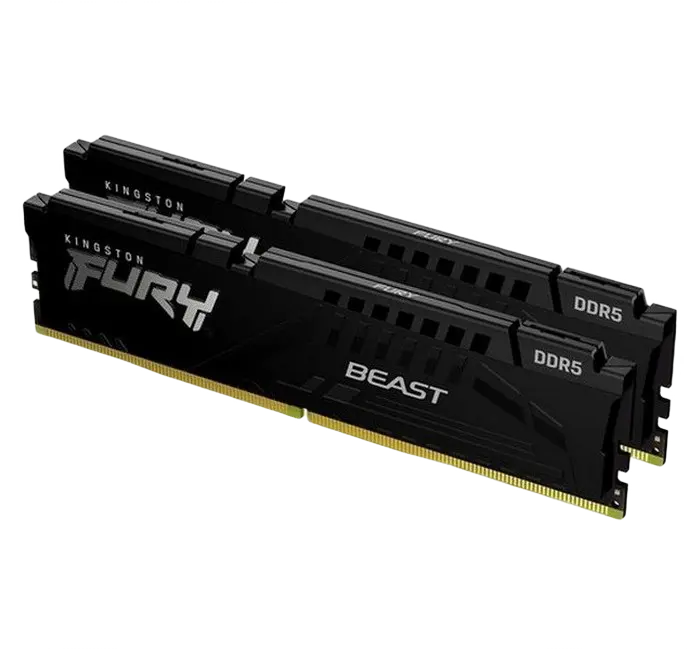 Оперативная память Kingston FURY Beast, DDR5 SDRAM, 6000 МГц, 64Гб, KF560C40BBK2-64