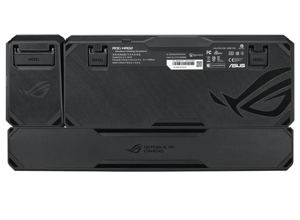 Wireless Gaming Keyboard Asus ROG Claymore II, Optical, Modular, RGB, 2.4 Ghz, US Layout