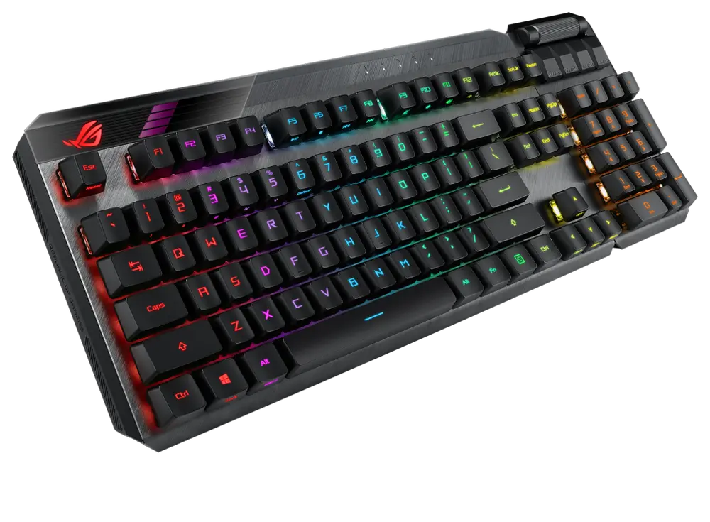 Wireless Gaming Keyboard Asus ROG Claymore II, Optical, Modular, RGB, 2.4 Ghz, US Layout
