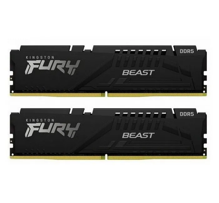 Оперативная память Kingston FURY Beast, DDR5 SDRAM, 6000 МГц, 64Гб, KF560C40BBK2-64