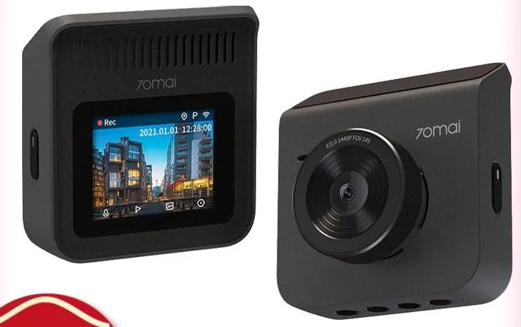 Cameră auto DVR 70mai Dash Cam A400, 2560 x 1440, Gri