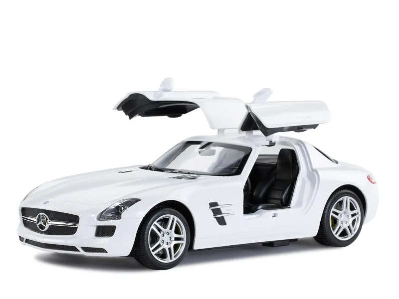 Jucărie cu telecomandă Rastar Mercedes-Benz SLS, 1:14, White  (47600-8)