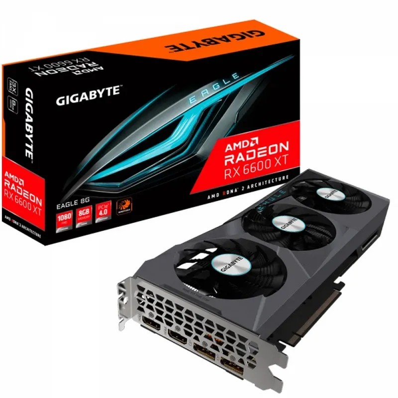 Placă Video Gigabyte GV-R66EAGLE-8GD,  8GB GDDR6 128bit