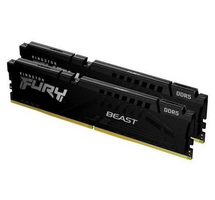 Оперативная память Kingston FURY Beast, DDR5 SDRAM, 6000 МГц, 64Гб, KF560C40BBK2-64