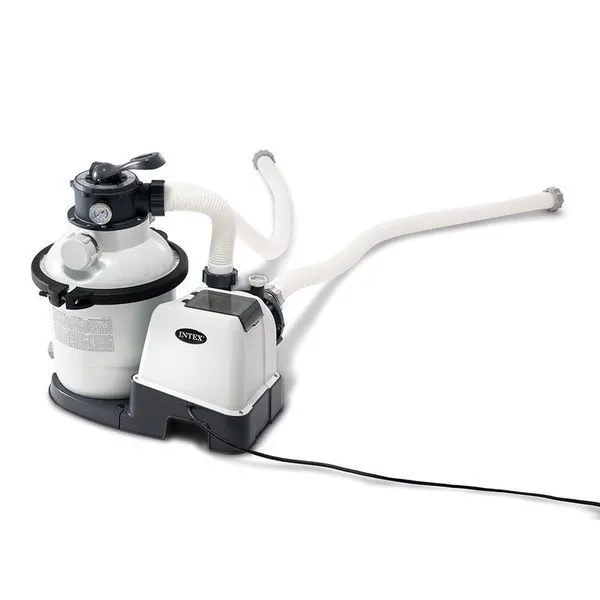 Accesorii pentru piscine Intex Krystal Clear, 4500L, Alb/Negru, 26644