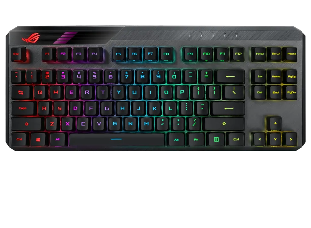 Wireless Gaming Keyboard Asus ROG Claymore II, Optical, Modular, RGB, 2.4 Ghz, US Layout