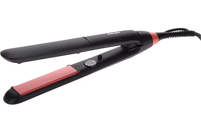 Placă de îndreptat părul Philips StraightCare Essential BHS376/00, Negru