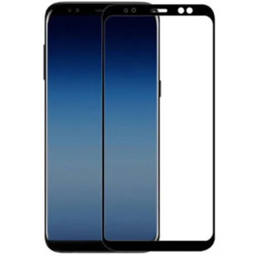 Sticlă de protecție Cellularline Tempered Glass for Samsung Galaxy A8+, Negru